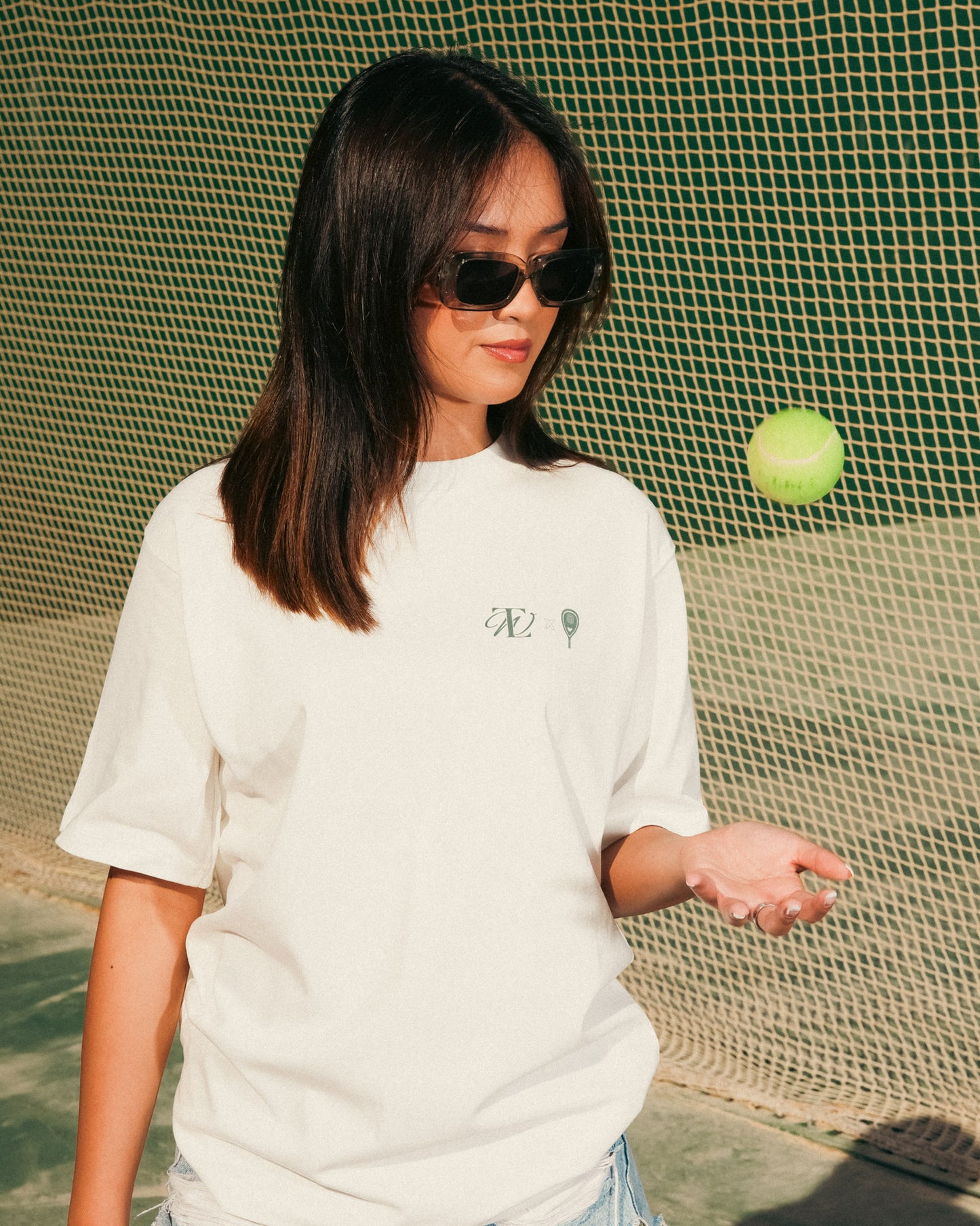 Padel Social Club Off-White Oversized Tee – Beirut Edition