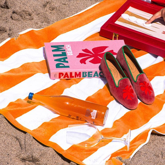 The Long Weekend Lighthouse Velour Beach Towel