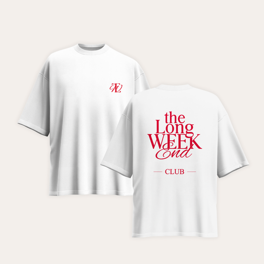The Club Off-White Oversized Tee
