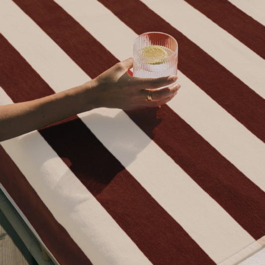 The Long Weekend Lighthouse Velour Beach Towel